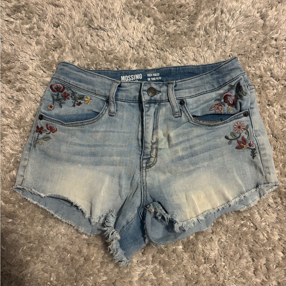 MFloral Jean Shorts